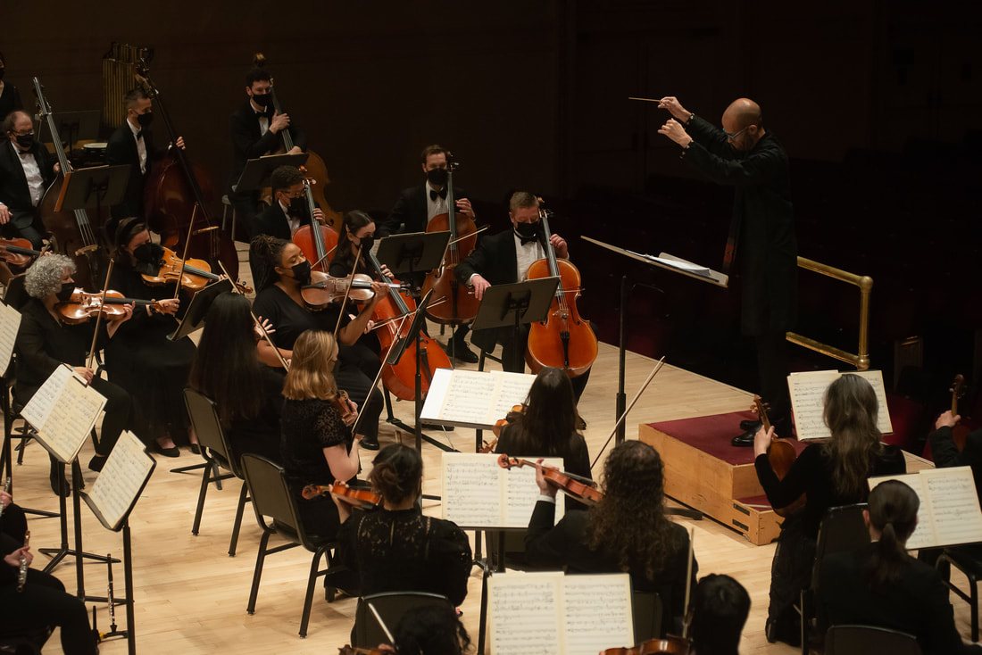 Amir Zaheri conducting at Carnegie Hall
