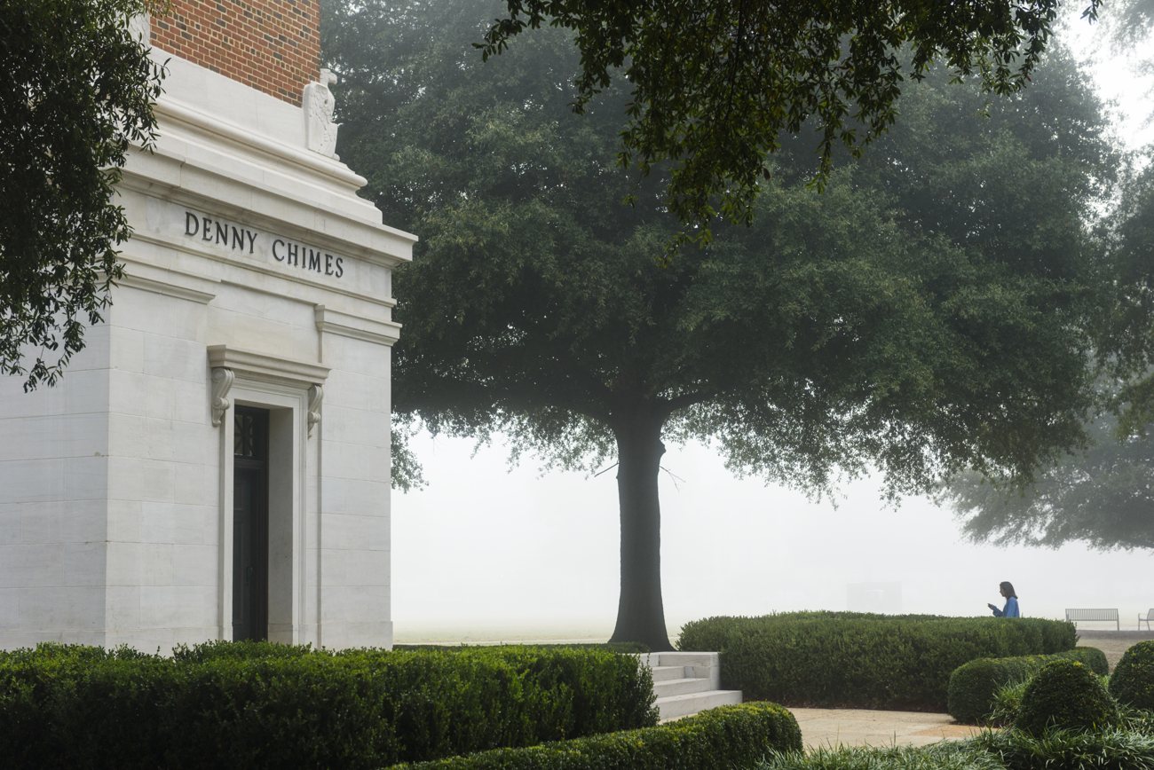 Denny Chimes in fog